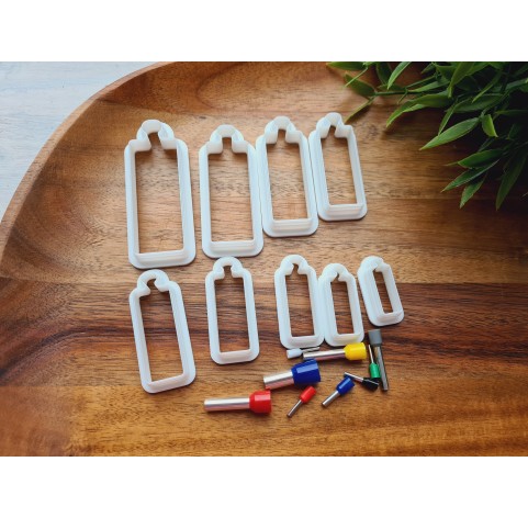 "Bread and charcuterie cutting board, style 3", set of 9, cutters one clay cutter or FULL set