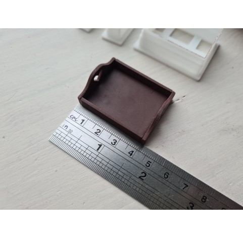 "Kitchen tray, style 1, with heart", 1:6, 1:12 scale clay cutters or FULL set