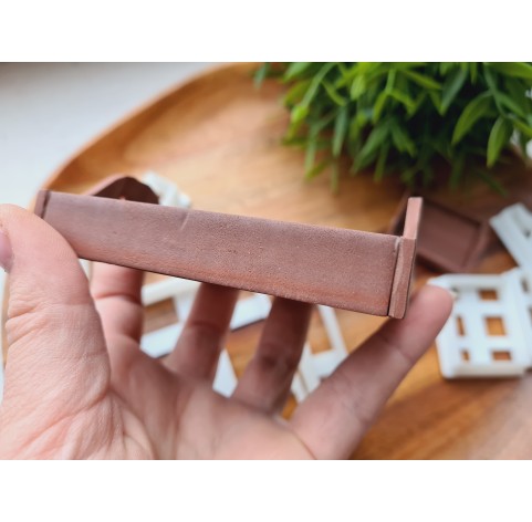 "Kitchen tray, style 1, with heart", 1:6, 1:12 scale clay cutters or FULL set