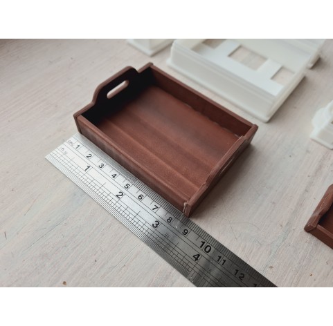 "Kitchen tray, style 2, classic", 1:6, 1:12 scale clay cutters or FULL set