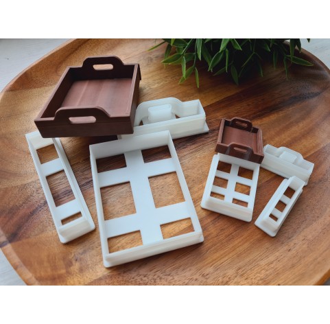 "Kitchen tray, style 2, classic", 1:6, 1:12 scale clay cutters or FULL set