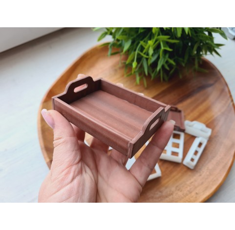 "Kitchen tray, style 2, classic", 1:6, 1:12 scale clay cutters or FULL set