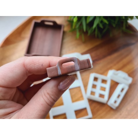 "Kitchen tray, style 2, classic", 1:6, 1:12 scale clay cutters or FULL set