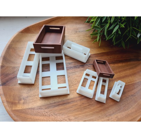 "Kitchen tray, style 3, modern", 1:6, 1:12 scale clay cutters or FULL set
