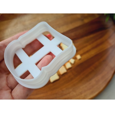 "Toast slice", set of 8, cutters one clay cutter or FULL set