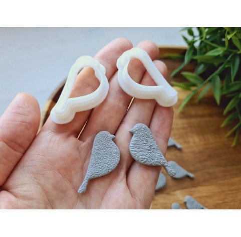 "Bird silhouette", 4 sets of 2 parts, one clay cutter or FULL set