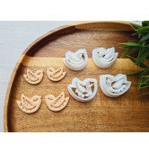 "Bird with ornament", 2 sets of 2 parts, one clay cutter or FULL set