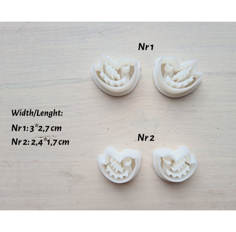 "Bird with ornament", 2 sets of 2 parts, one clay cutter or FULL set