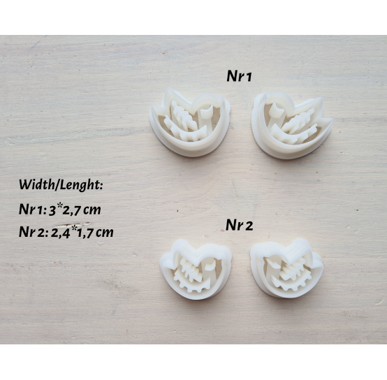 "Bird with ornament", 2 sets of 2 parts, one clay cutter or FULL set