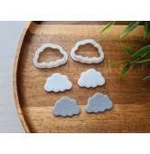"Cloud, style 1", set of 2 cutters