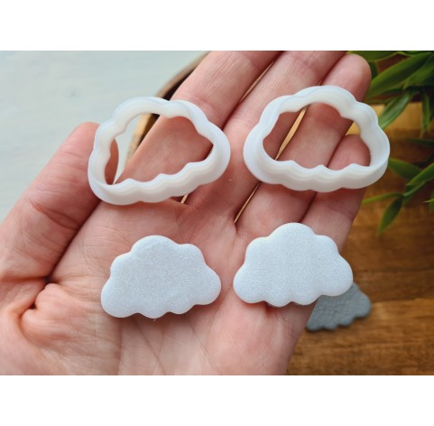 "Cloud, style 1", set of 2 cutters