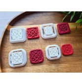 "Latvian signs, style 2",  set of 4 cutters, one clay cutter or FULL set