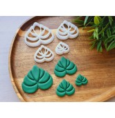"Earring, style 9", set of 4 cutters, one clay cutter or FULL set