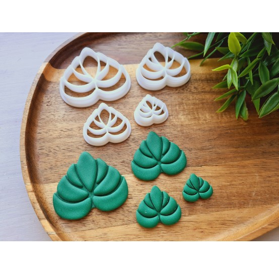 "Earring, style 9", set of 4 cutters, one clay cutter or FULL set