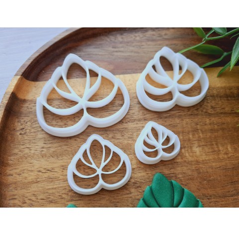 "Earring, style 9", set of 4 cutters, one clay cutter or FULL set