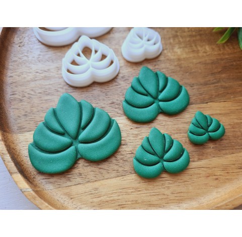 "Earring, style 9", set of 4 cutters, one clay cutter or FULL set