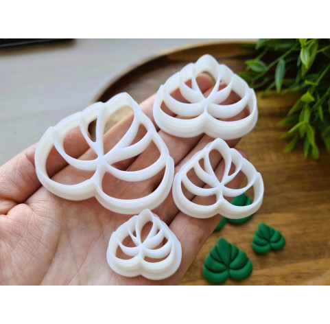 "Earring, style 9", set of 4 cutters, one clay cutter or FULL set