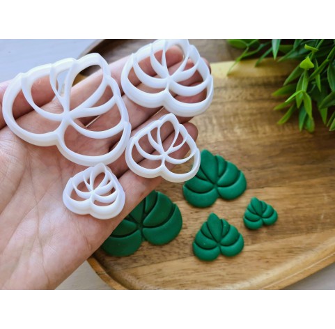 "Earring, style 9", set of 4 cutters, one clay cutter or FULL set