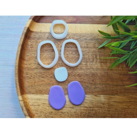 "Earring, style 14, set of 3 cutters"