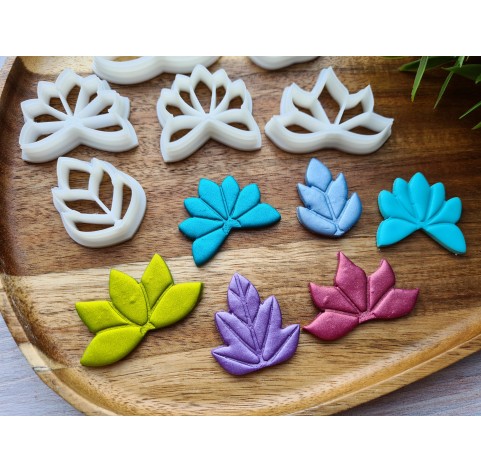 "Earring, style 17", set of 6 cutters, one clay cutter or FULL set