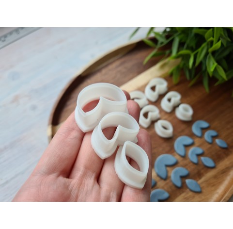 "Earring, style 20, 3 parts", set of 4 cutters, one clay cutter or FULL set