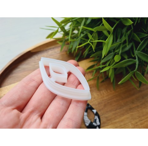 "Earring, style 25", set of 4 cutters, one clay cutter or FULL set