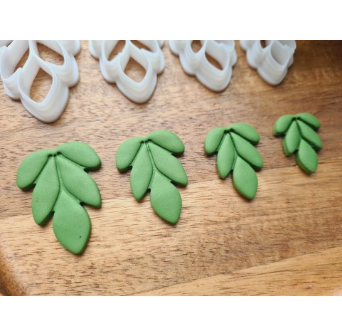 "Earring, style 30", set of 4 cutters, one clay cutter or FULL set