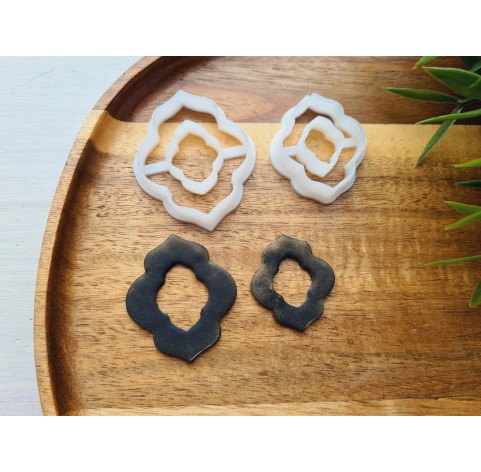 "Earring, style 37", set of 2 cutters, one clay cutter or FULL set