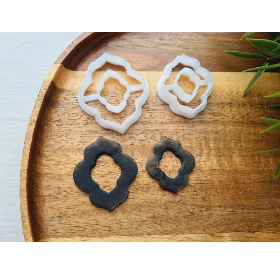 "Earring, style 37", set of 2 cutters, one clay cutter or FULL set