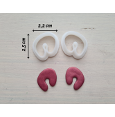 "Earring, style 46", set of 2 cutters