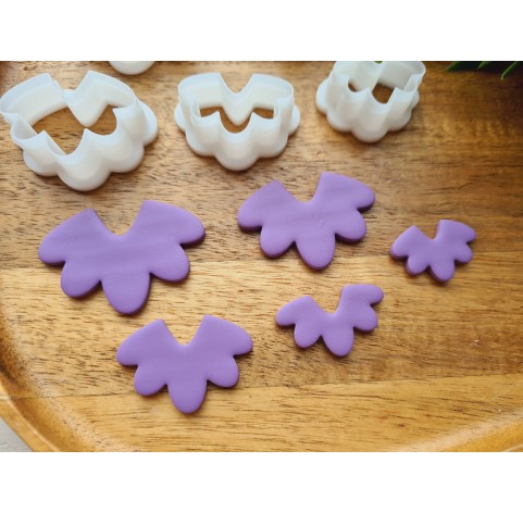 "Earring, style 53", set of 5 cutters, one clay cutter or FULL set