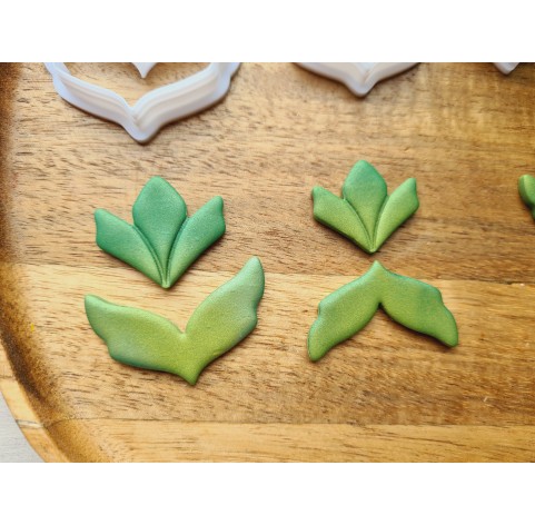 "Earring, style 50, 2 parts", set of 3 cutters, one clay cutter or FULL set