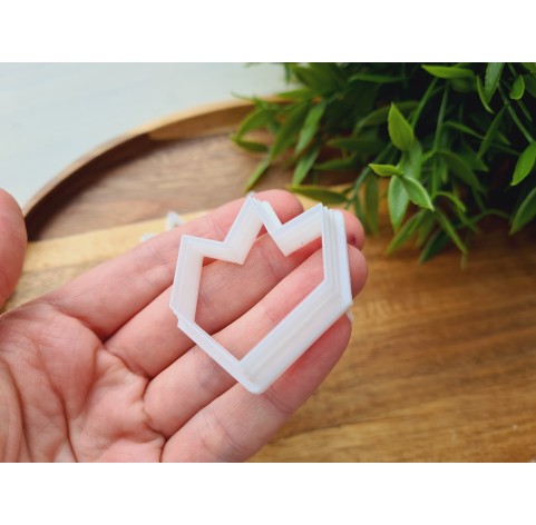 "Earring, style 52", set of 3 cutters, one clay cutter or FULL set