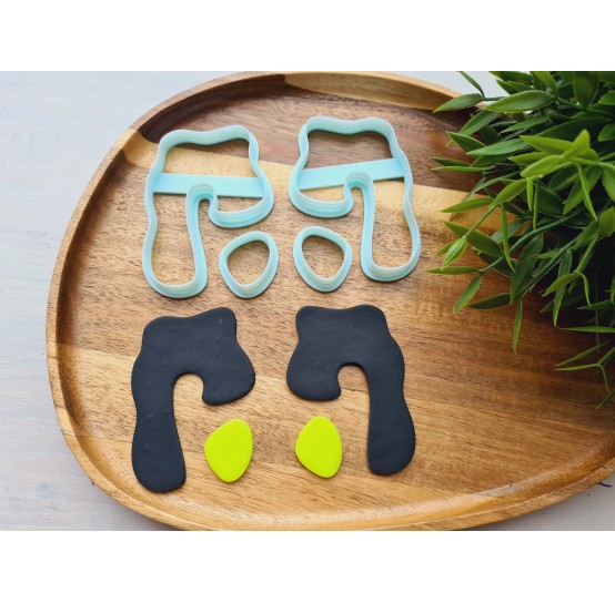 "Earring, style 54, 2 parts, set of 2 cutters"