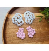 "Flower bouquet", set of 2 cutters