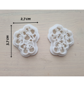 "Flower bouquet", set of 2 cutters