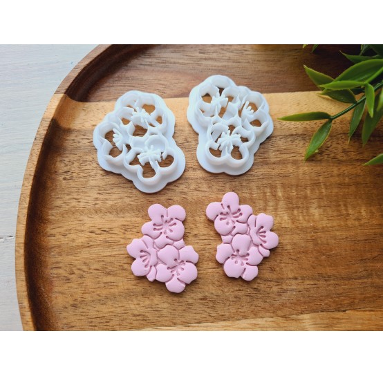 "Flower bouquet", set of 2 cutters