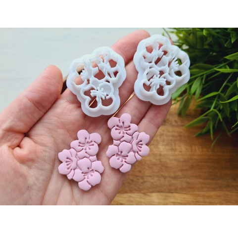 "Flower bouquet", set of 2 cutters