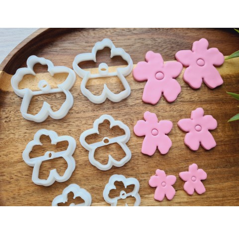 "Flower, style 14", choose set of 2 cutters or FULL set of 8 cutters