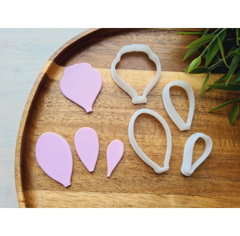 "Iris", set of 4 cutters, one clay cutter or FULL set