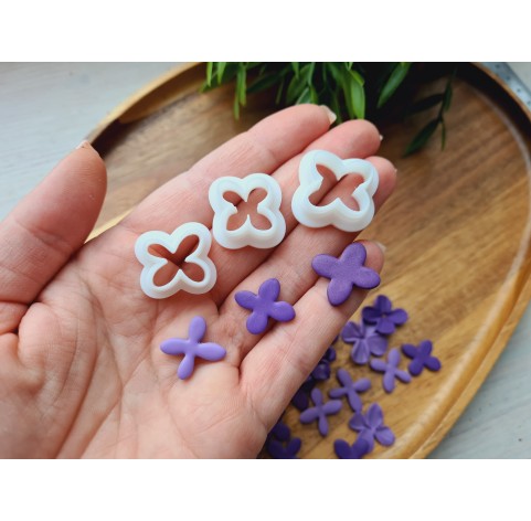 "Lilac flower", set of 3 cutters