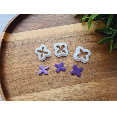 "Lilac flower", set of 3 cutters
