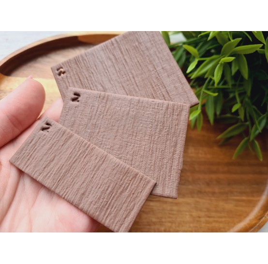 Wood texture roller, style 2, for polymer clay, one clay roller or FULL set