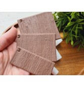 Wood texture roller, style 3, for polymer clay, one clay roller or FULL set