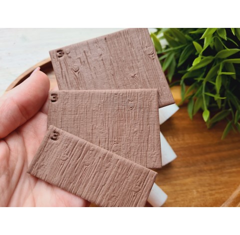 Wood texture roller, style 3, for polymer clay, one clay roller or FULL set