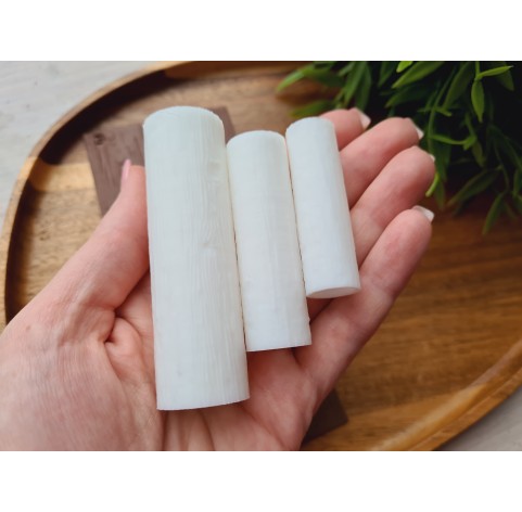 Wood texture roller, style 3, for polymer clay, one clay roller or FULL set