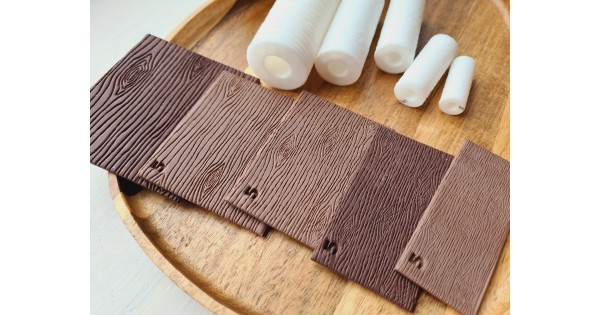 Wood Texture Roller for Polymer Clay , 3D Printed Clay Texture Roll ...