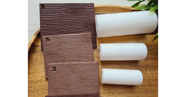 Wood Texture Roller for Polymer Clay , 3D Printed Clay Texture Roll ...