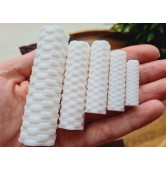 Rattan basket texture roller, style 6, for polymer clay, one clay roller or FULL set