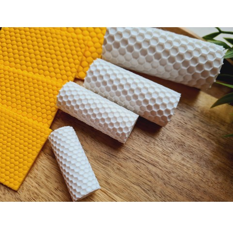 Hexagon pattern texture roller, style 7, for polymer clay, one clay roller or FULL set